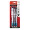 uni-ball Vision Elite BLX Rollerball Pen, .8mm, Blue/Black, 3/Pkg.